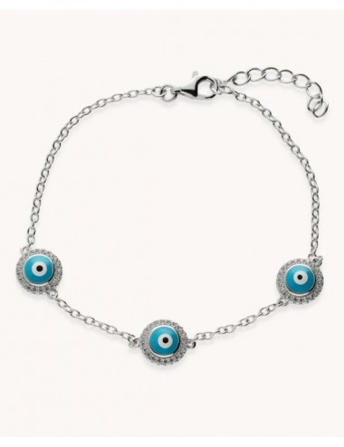 Pulsera  ojo turco tres...