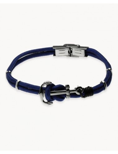 Pulsera   ancla cordón azul...