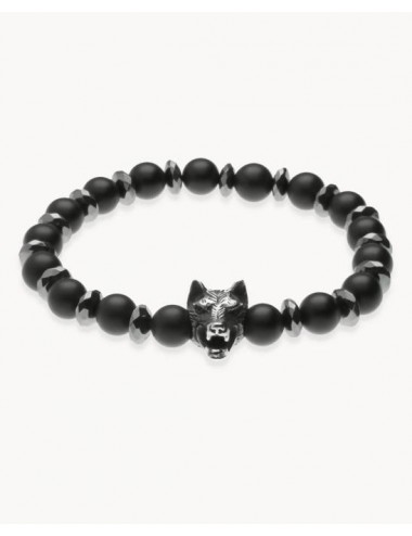 Pulsera   lobo piedra...