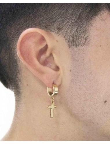 Pendientes de aro   cruz...