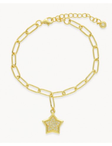 Pulsera  estrella eslabones...