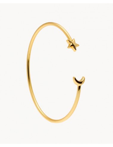 Pulsera  estrella y luna en...