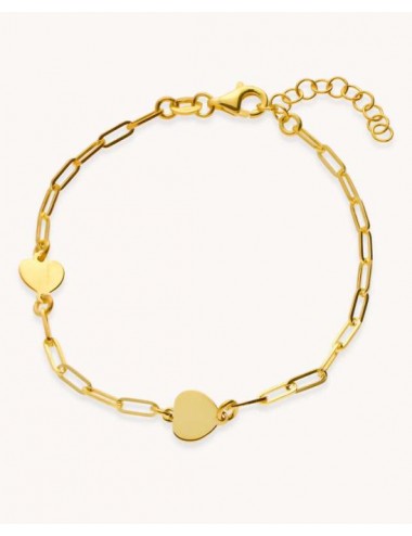 Pulsera  corazones duo...