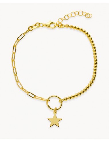 Pulsera  estrella eslabones...