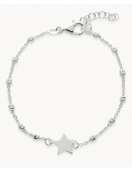 Pulsera  estrella lisa...