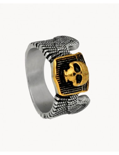 Anillo   calavera dorada...