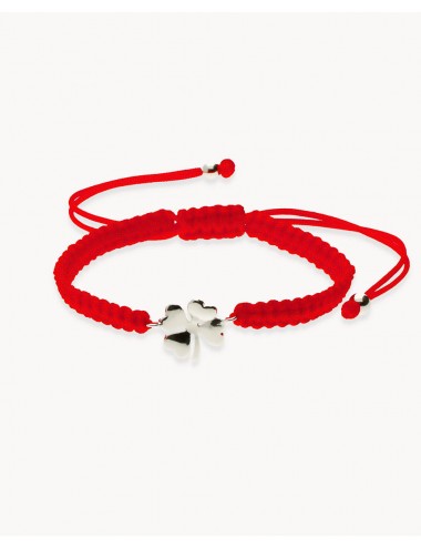 Pulsera  trébol macramé...