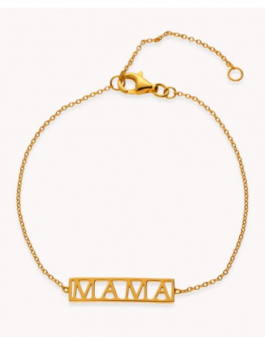 Pulsera  mamá en bloque de...