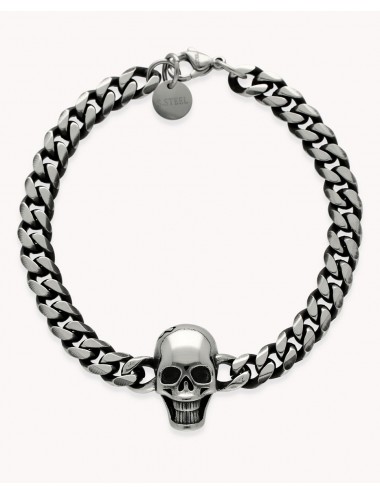 Pulsera   calavera central...