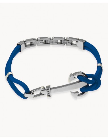 Pulsera   ancla cordón azul...