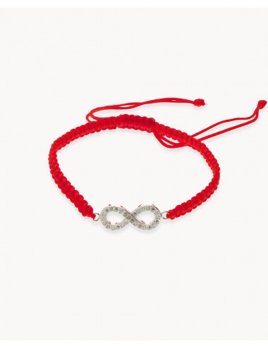 Pulsera  macramé rojo...