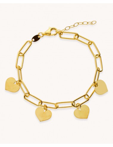 Pulsera  corazones en...