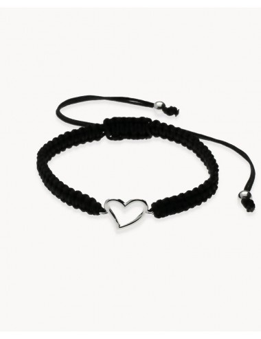 Pulsera  corazón macramé...