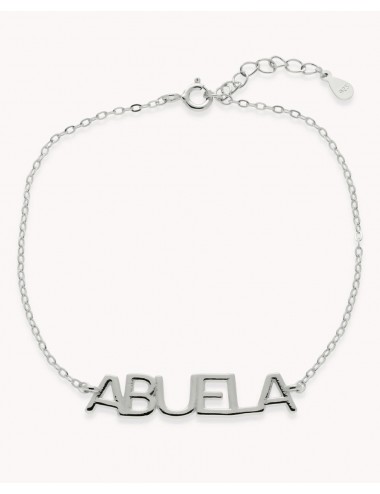 Pulsera  abuela letras de...