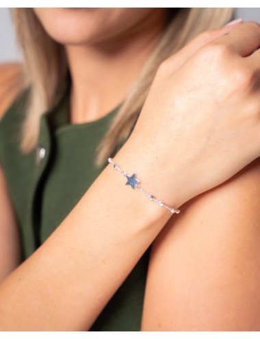 Pulsera  estrella lisa...