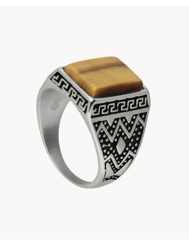 Anillo sello greco tigre de...