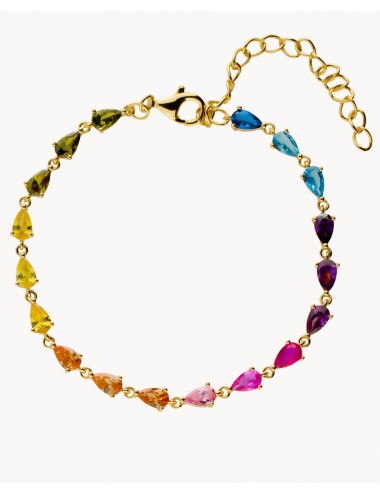 Pulsera  gotas de color...