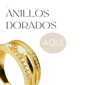 Combinando anillos dorados y plateados