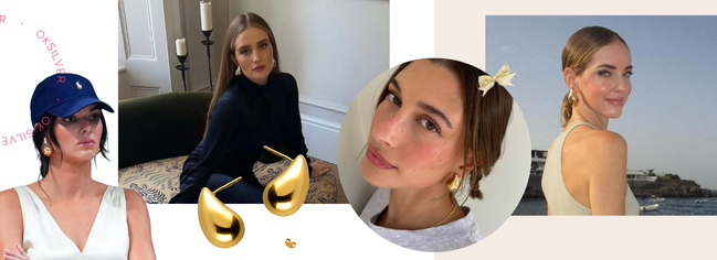 Pendientes en forma de gota: Los pendientes que Hailey Bieber ha viralizado